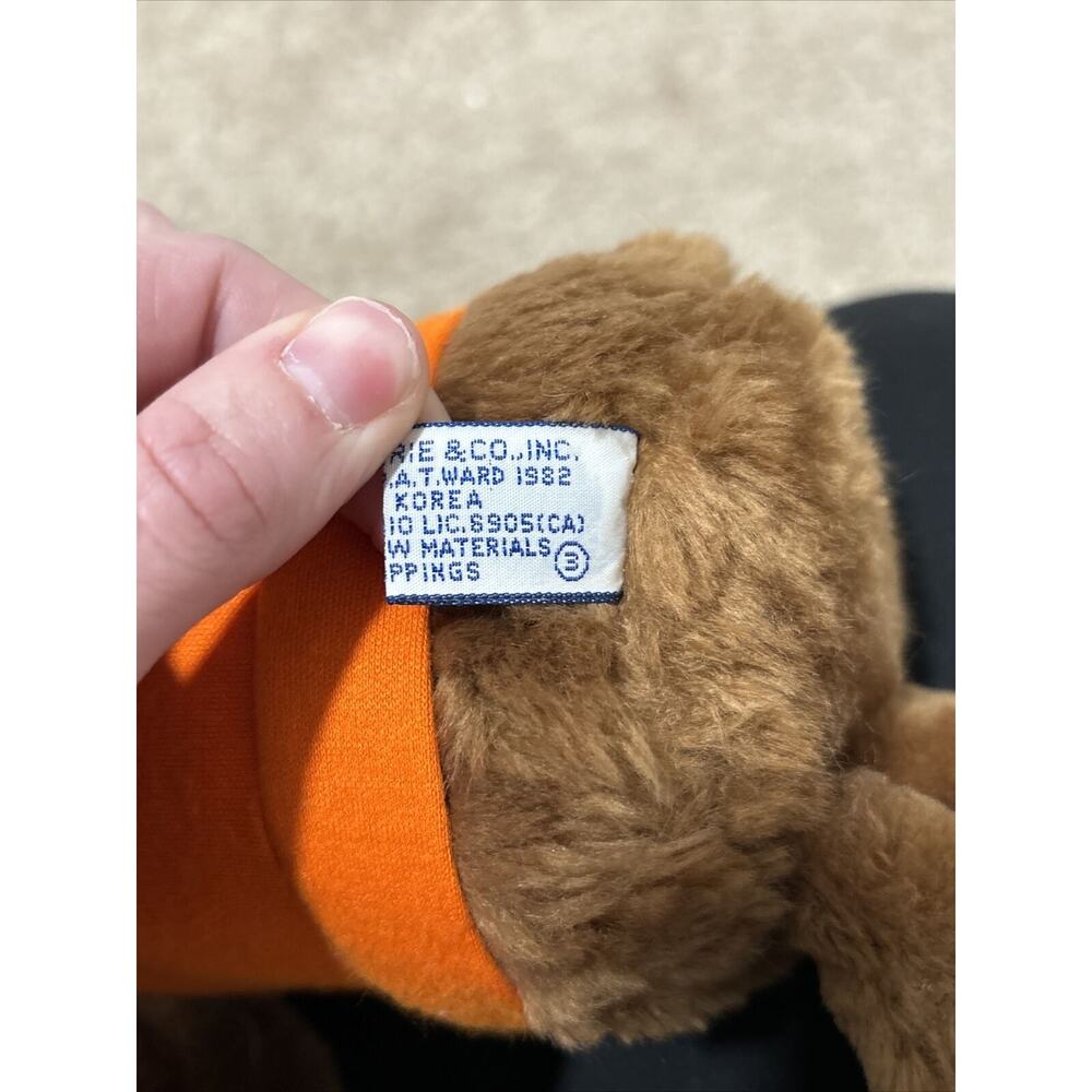 Vintage 1982 Bullwinkle Plush Toy Wallace Berrie W/ Tag Made In Korea - Picture 8 of 8